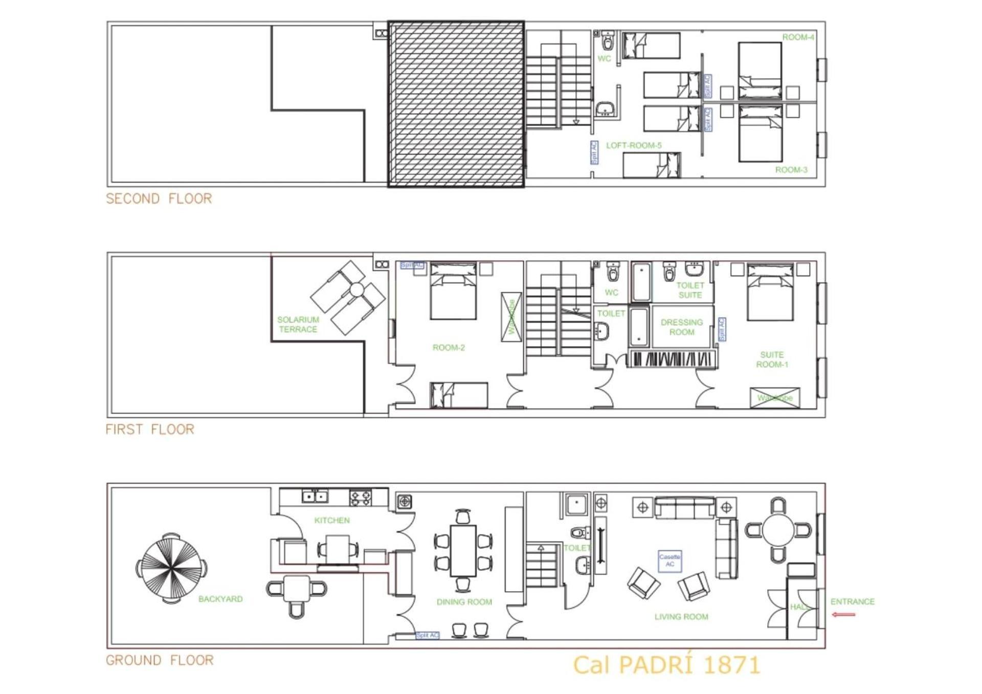 Cal Padri 1871 Villa Premiá de Mar Eksteriør billede